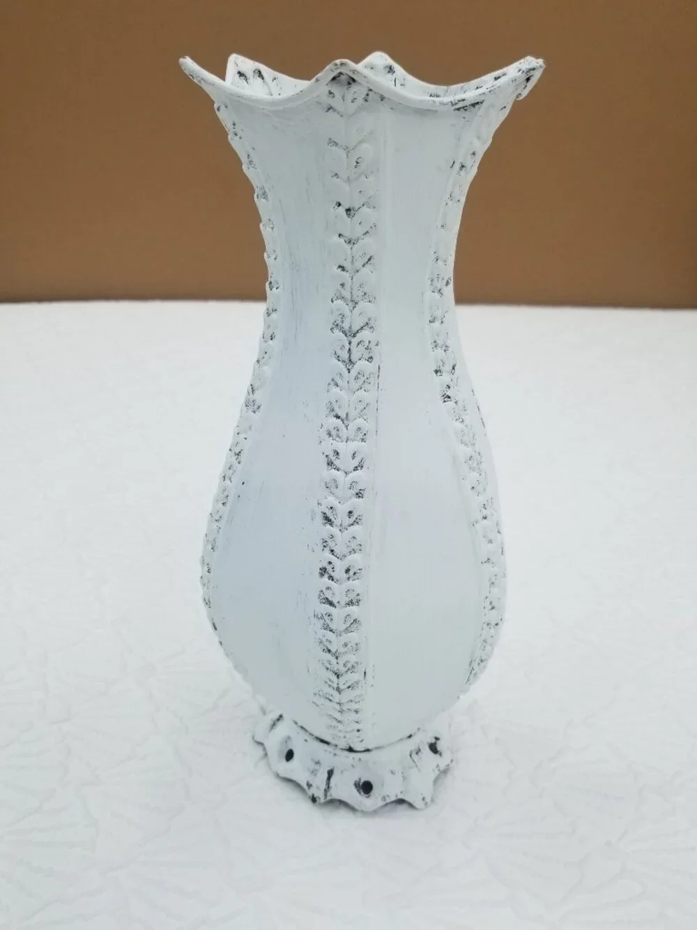 Metal Vase Lightweight 12.5 Height